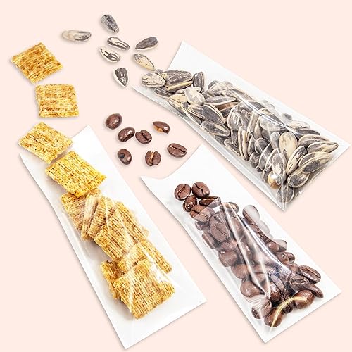 Miniatura 7 de Paquete de 200 bolsas de celofán resellables transparentes, gruesas de 2 milésimas de pulgada de grosor, brillantes, autoadhesivas, para regalos,