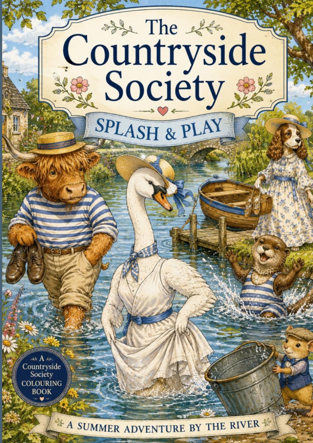 The Countryside Society Splash & Play: Colouring Book