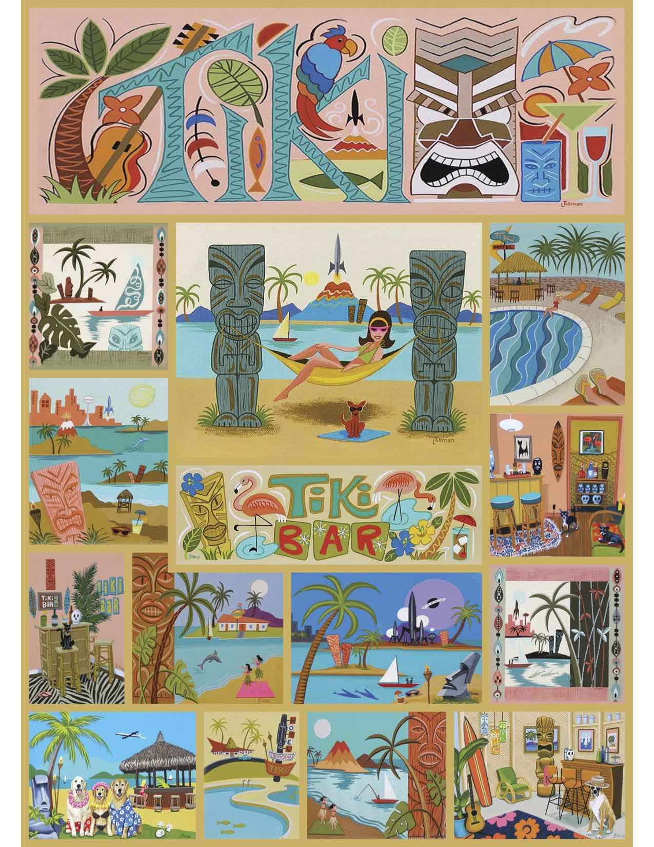 Tiki Time 1000 Piece Jigsaw Puzzle