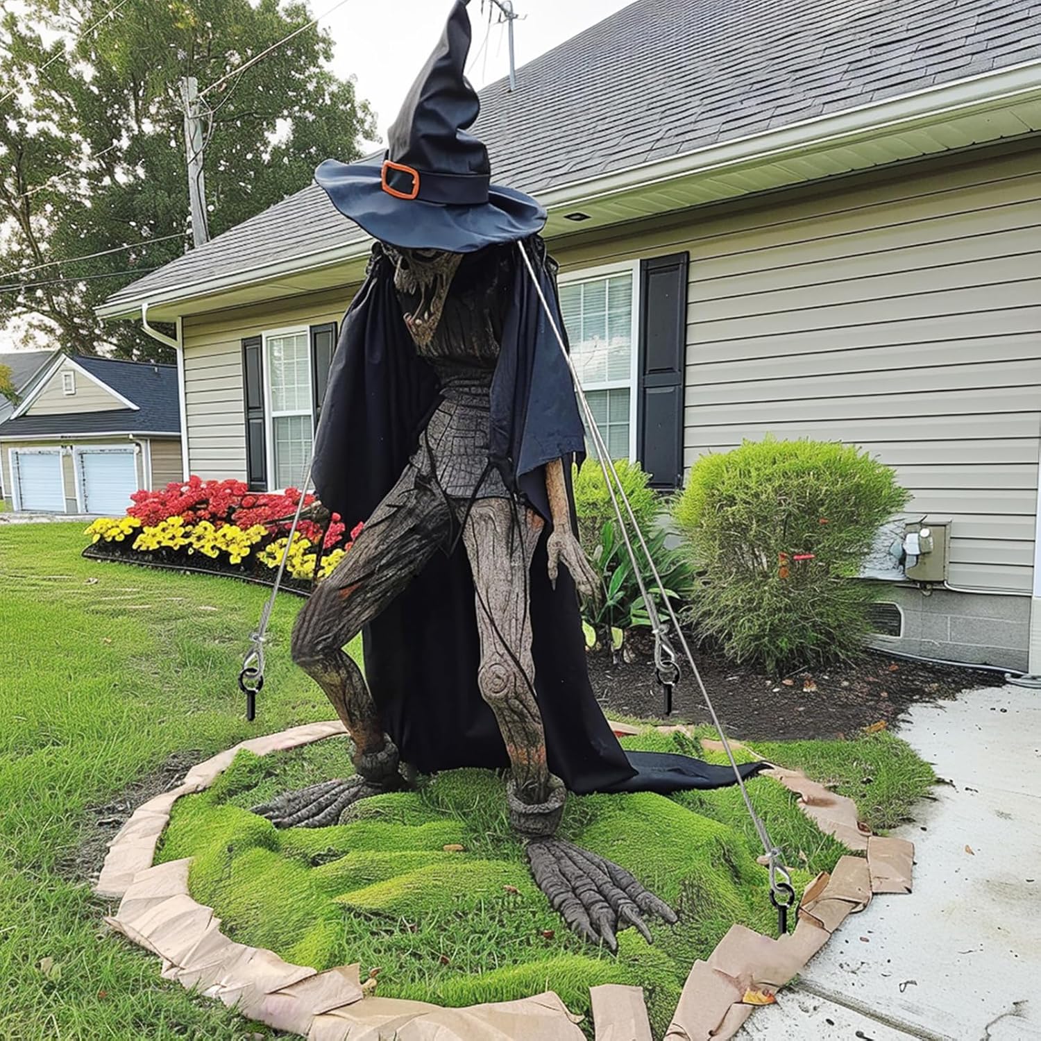 4 Pack 18" Ground Anchors Shed Anchor Kit, Swing Set Anchors Heavy Duty with Galvanized Cable & Turnbuckles, Earth Anchors High Wind Auger Anchors for Sheds Swings Canopy Gazebo Tent