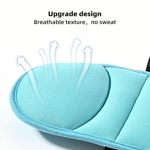 Miniatura 3 de LETTON Banda de apoyo ajustable para la cabeza del asiento de automóvil para niños, correa suave para la cabeza, soporte de almohada de seguridad