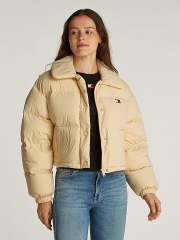 Tommy Hilfiger Adaptive TJW CRP BADGE COLLAR DOWN PUFFER Ceket Kadın