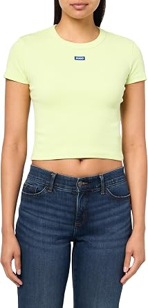 Hugo Womens Box Logo Baby Tee