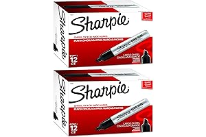 Sharpie King Size Chisel Tip Permanent Markers (15001 Box of 12)