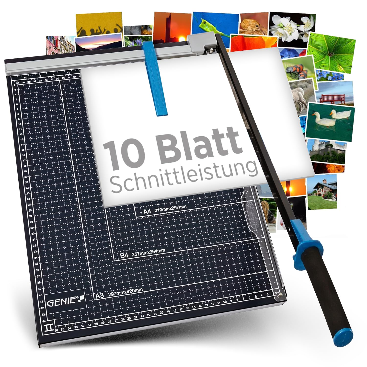 Schneidemaschine Genie GM A3, für Formate bis DIN A3, 10 Blatt