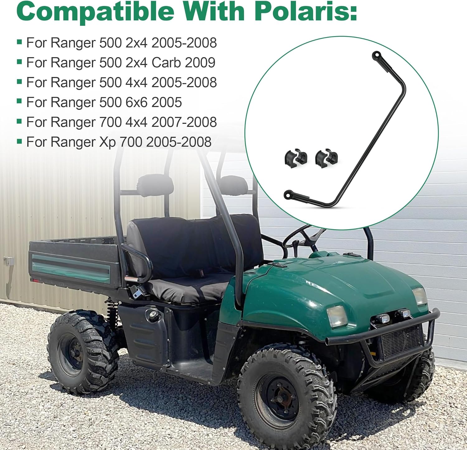 Rear Suspension Stabilizer Sway Bar Compatible with Polaris Ranger 500 2X4 4X4 2005-2008,Ranger 700 4x4 2007-2008, Ranger Xp 700 2005-2008 1015814-067, 1014885-067, 5439731, 5433866