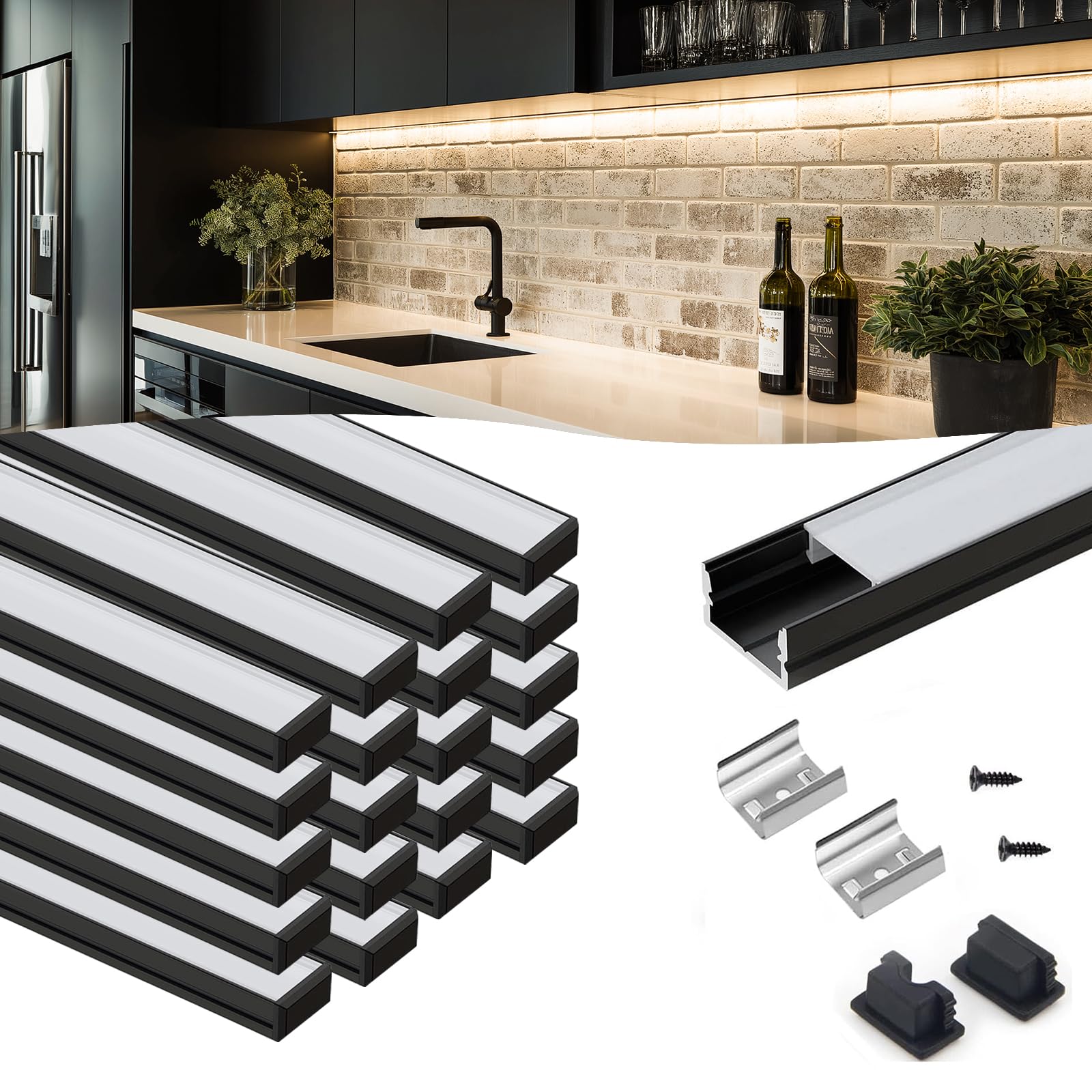 VST 20pack 3.3ft LED Channel - lighting accessories | Mubboo