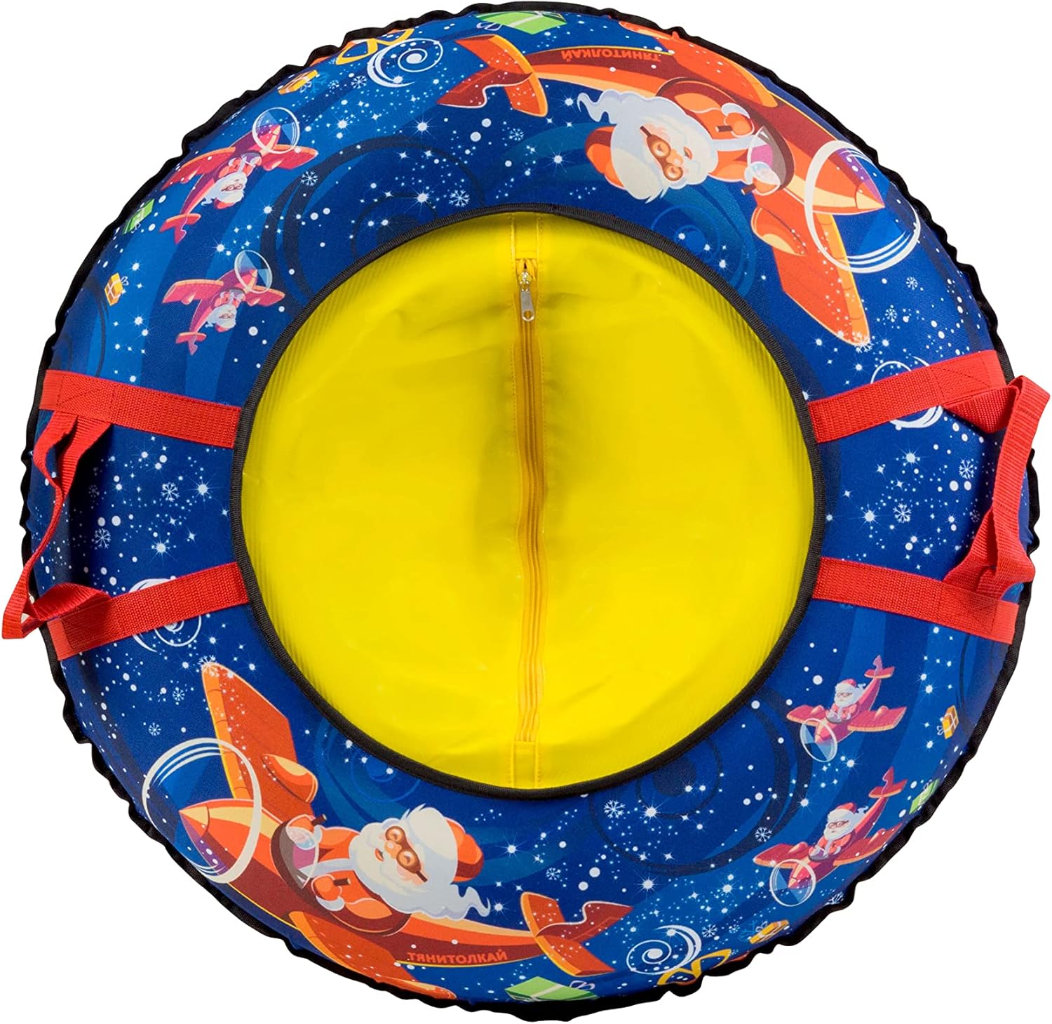 Snow Tubes Heavy-Duty Snow Tube with Hard Plastic Bottom for Commercial Grade Sledging…