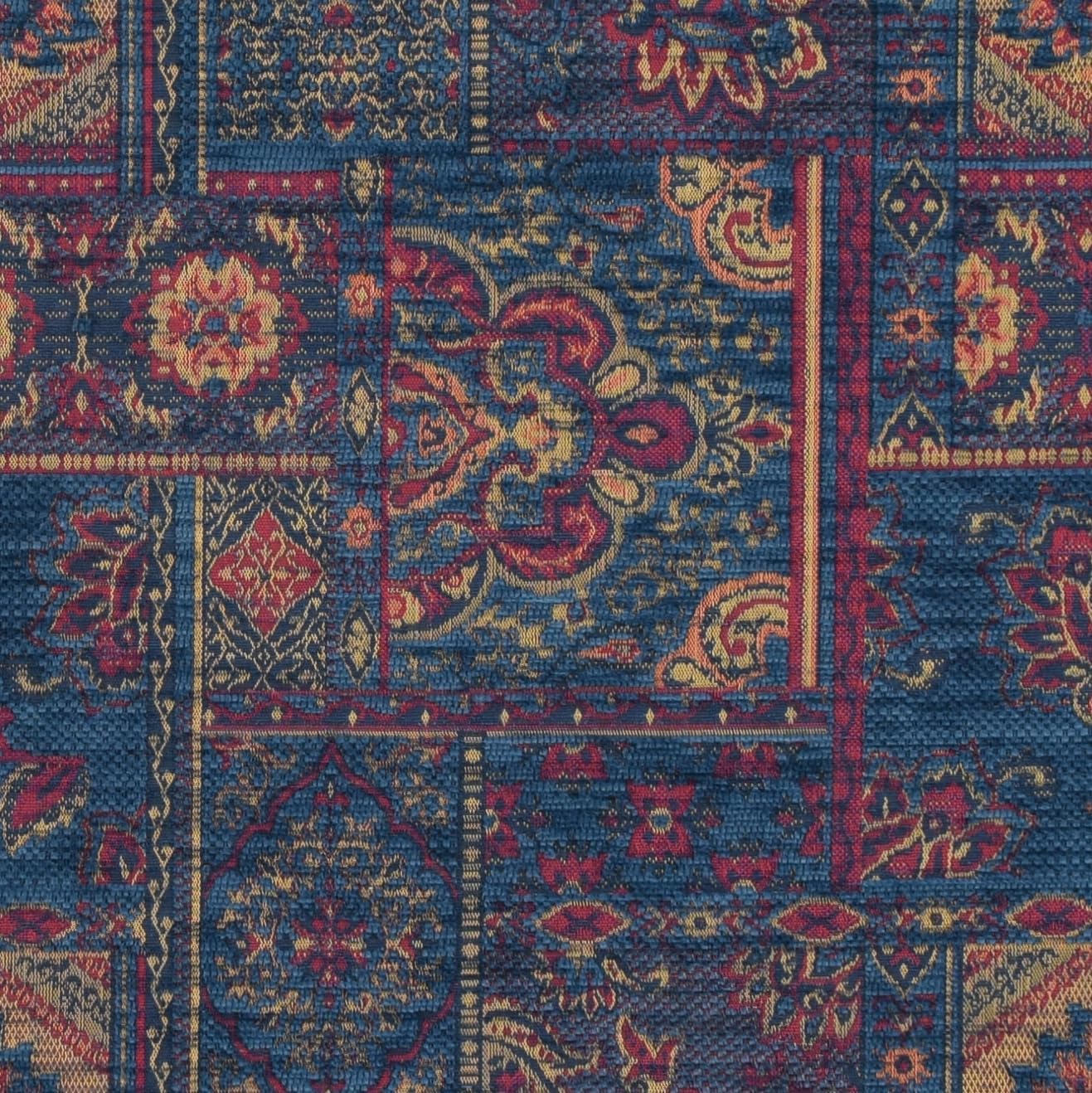 Kilim Pattern Upholstery Fabric Kilim Bohemian Boho Tapestry Tribal Southwestern Turkish Moroccan Mexican Ethnic Fabric by The Yard Meter (2 Yards (55" x 72"))