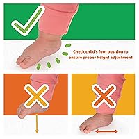 Vista 64 de Bright Starts Giggling Safari Walker with Easy Fold Frame for Storage, Ages 6 Months +