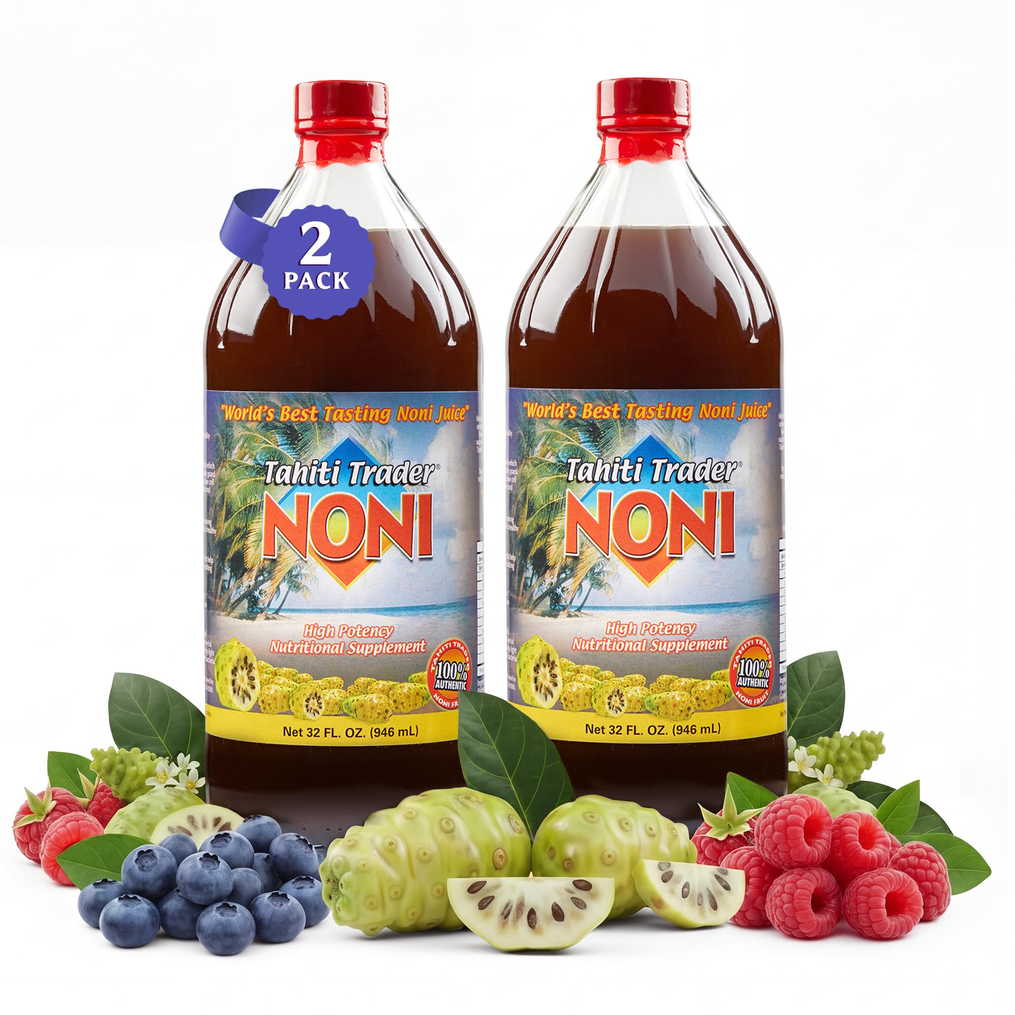 Amazon.com: Tahiti Trader Original High Potency Noni Juice - Pure