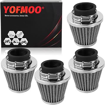 Filter 35mm for 50cc 70cc 90cc 110cc 125cc ATV Quad Scooter Go Kart Moped Pit Dirt Pocket Bike CRF50 CRF70 CRF90 XR50 XR70 XR90 Baja TaoTao Universal Pack of 4