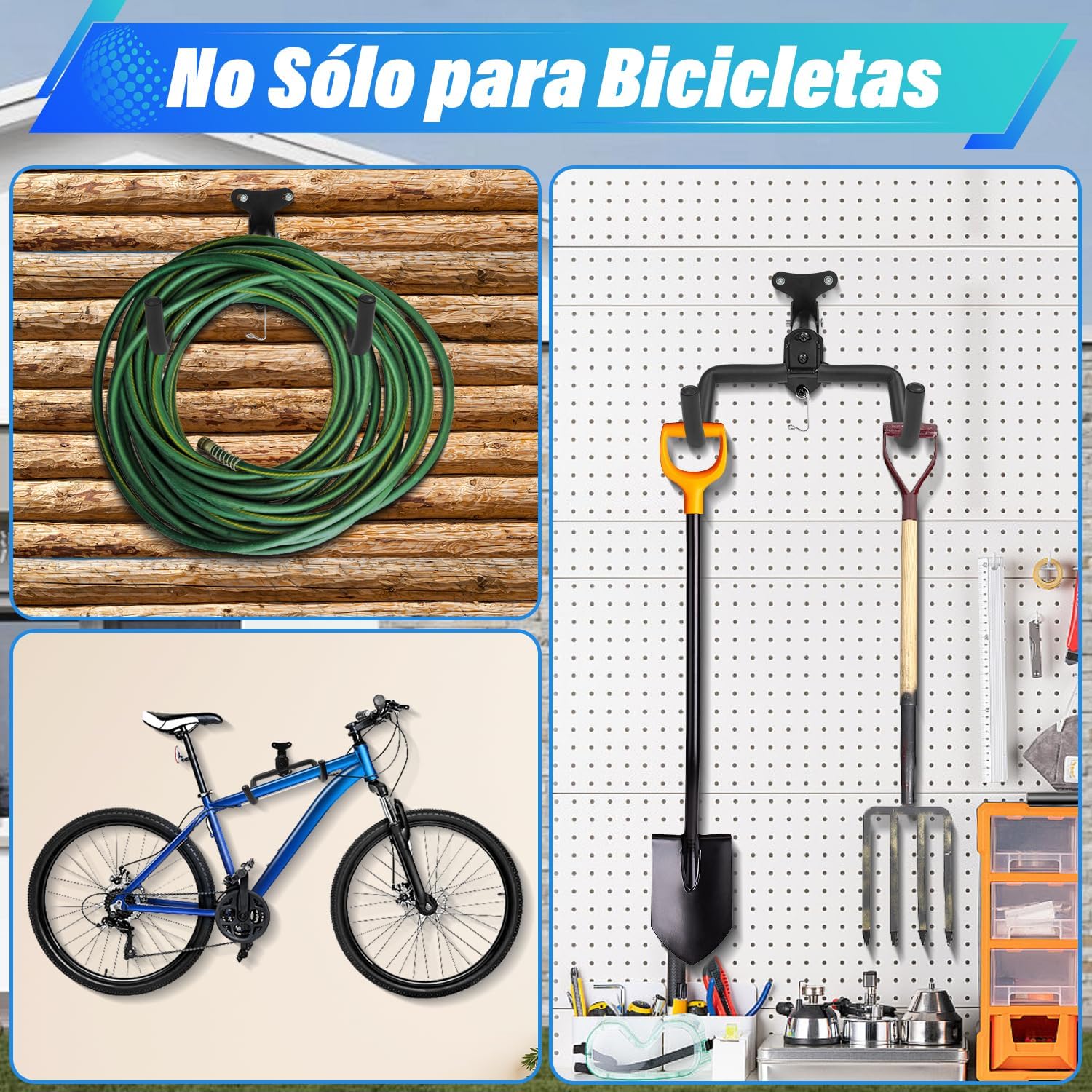 Suporte de Parede Ajustável para Bicicleta, Suporte de Parede Horizontal para Bicicleta, Suporte de Parede para Bicicleta, Cabides de Bicicleta, Suporte para Bicicleta Parede