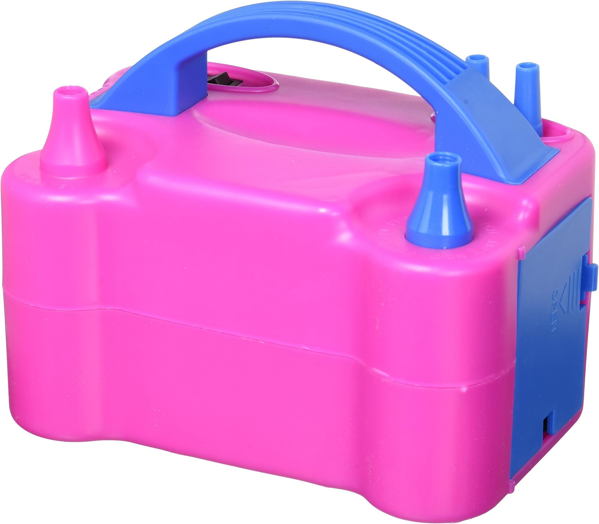 Deco BLN-EP Portable Dual Nozzle 110-120V 600W Electric Balloon Blower Pump Inflator for Party & Decoration Balloons, Pink
