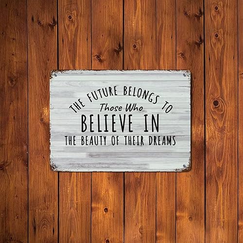 Vista 55 de LUIJORGY Letrero de metal con letras familiares con texto en inglés «The Mountains Are Calling And I Must Go», letrero de aluminio vintage