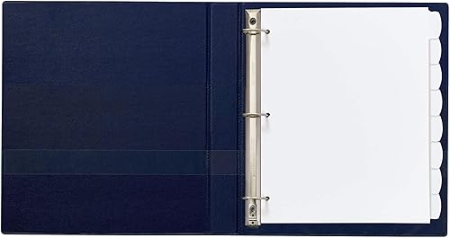 Miniatura 7 de Avery Big Tab Write & Erase - Separadores de plástico duraderos para carpetas de 3 anillas, juego de 8 pestañas, blanco, 1 juego (16371)