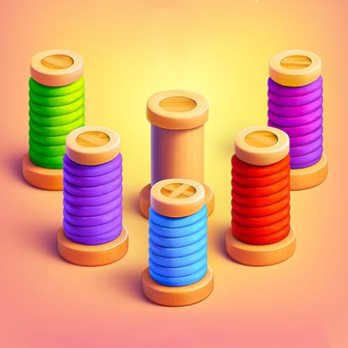 Knit Rope Color Puzzle 3D: Thread Sorting & Untangle Master Game for Relaxing Brain & Logic Challenges