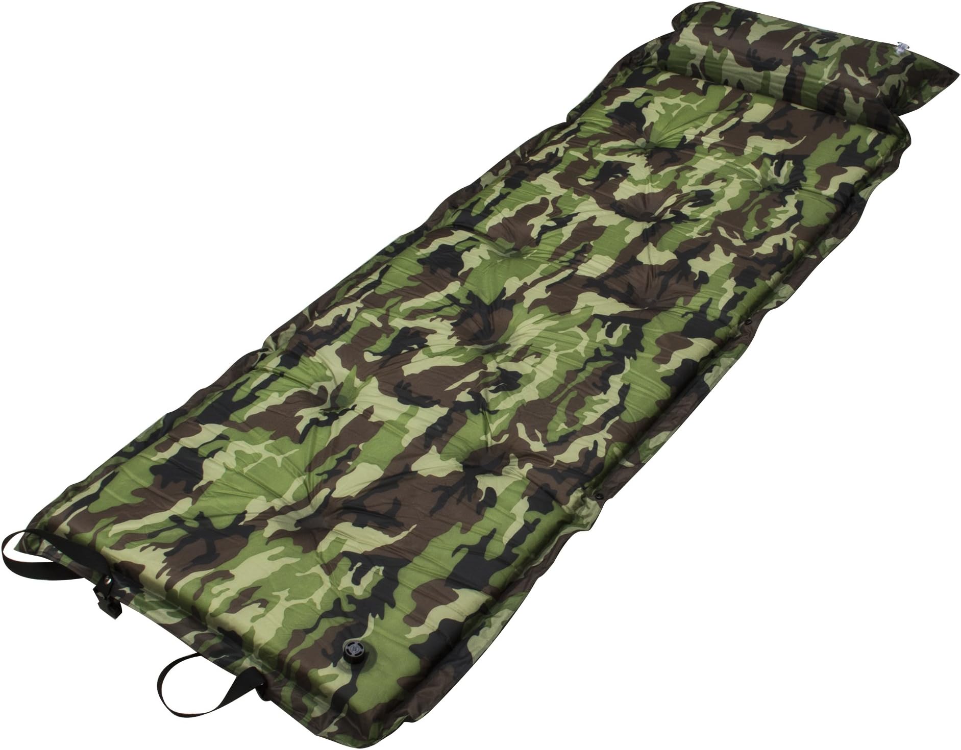 HILLPOW Lightweight Comfortable Self-Inflating Air Sleeping Pad for Camping and Backpacking (camouflage)