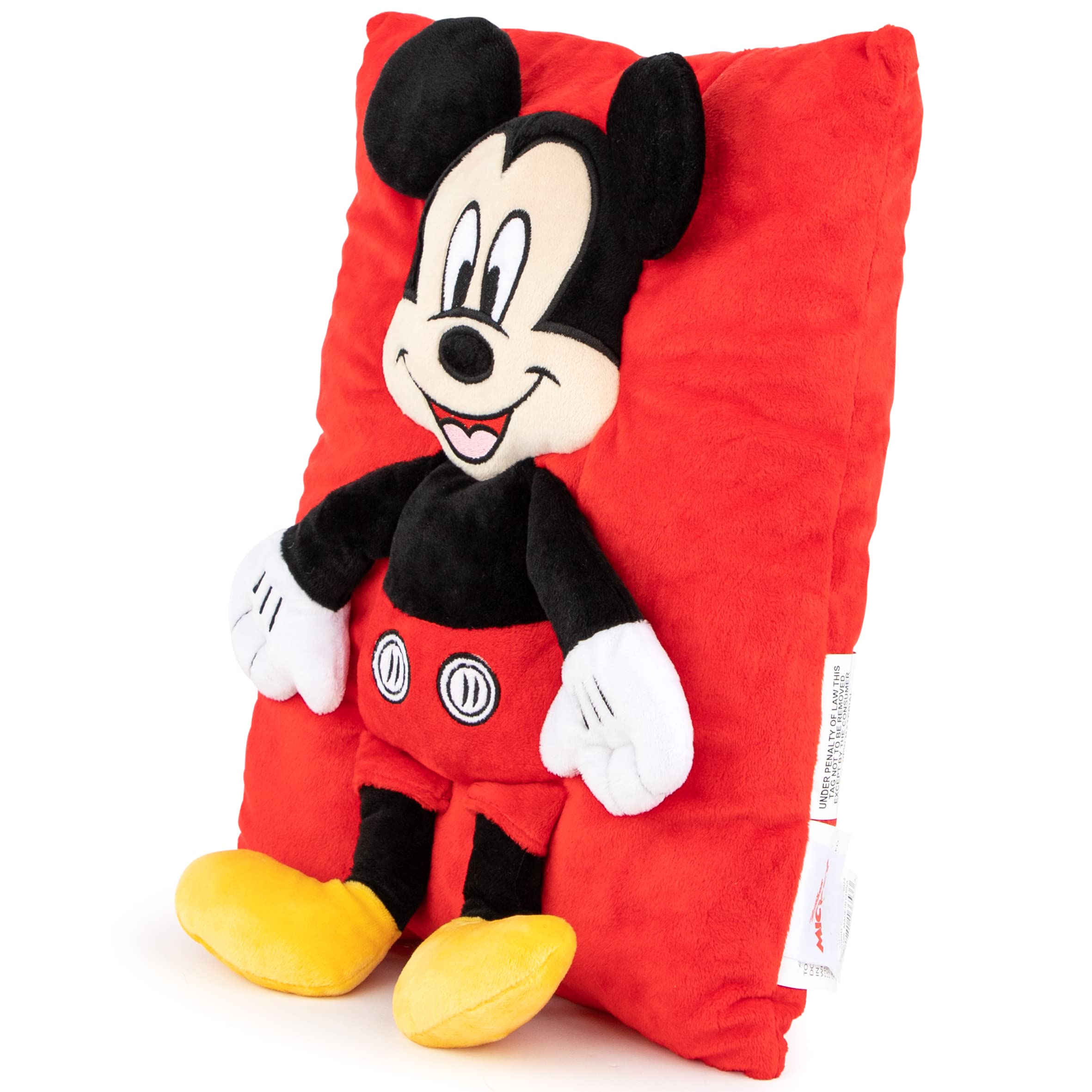 Jay Franco Disney Mickey Mouse Plush Snuggle Pillow - Super Soft