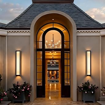2 Pack 32in Outdoor Wall Linear Lights for Front Door