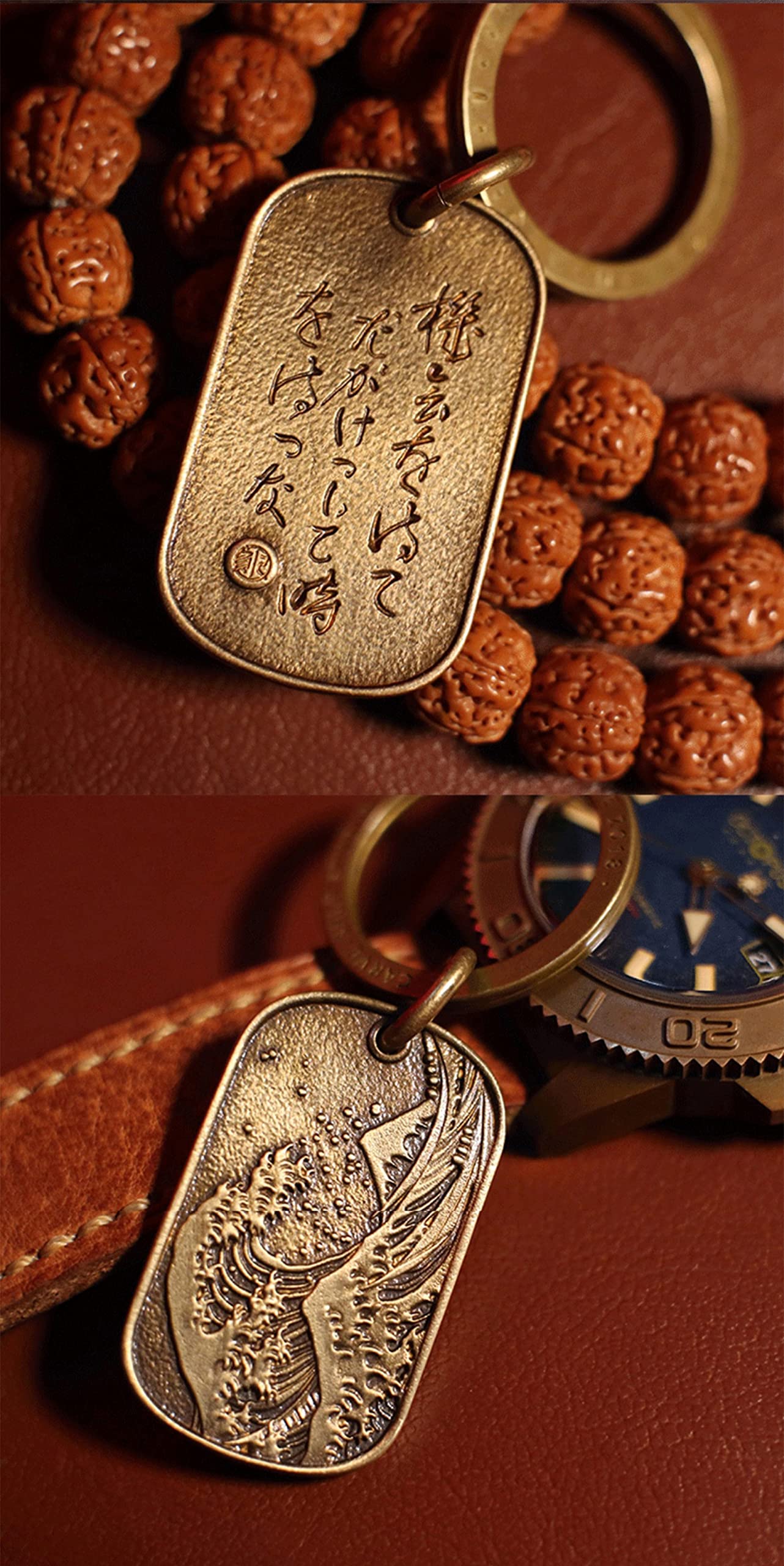 Pure Brass Japanese Creative Gift and Wind Mount Fuji Retro