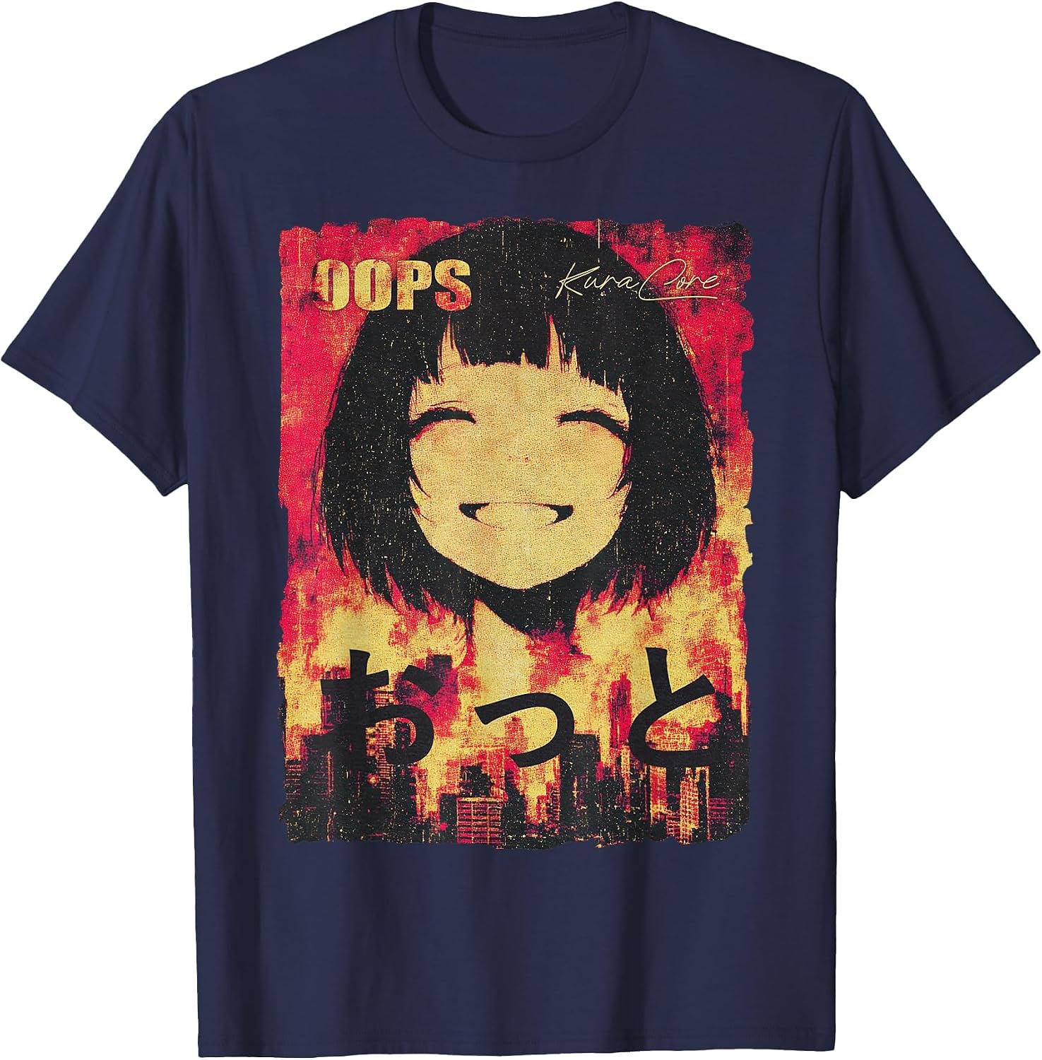 Japanese Streetwear Cyberpunk Y2K Techwear Retro Manga Anime T-Shirt image 3