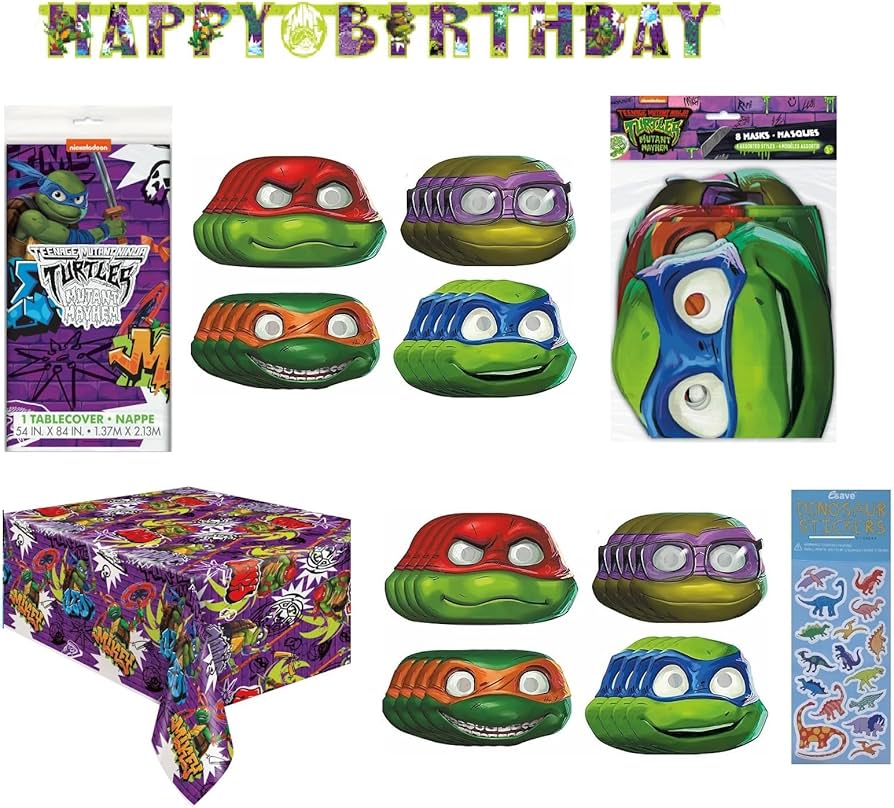 c*e様 Teenage Mutant Ninja Turtles Party Amazon.com: Teenage Mutant Ninja Turtles TMNT Birthday Party
