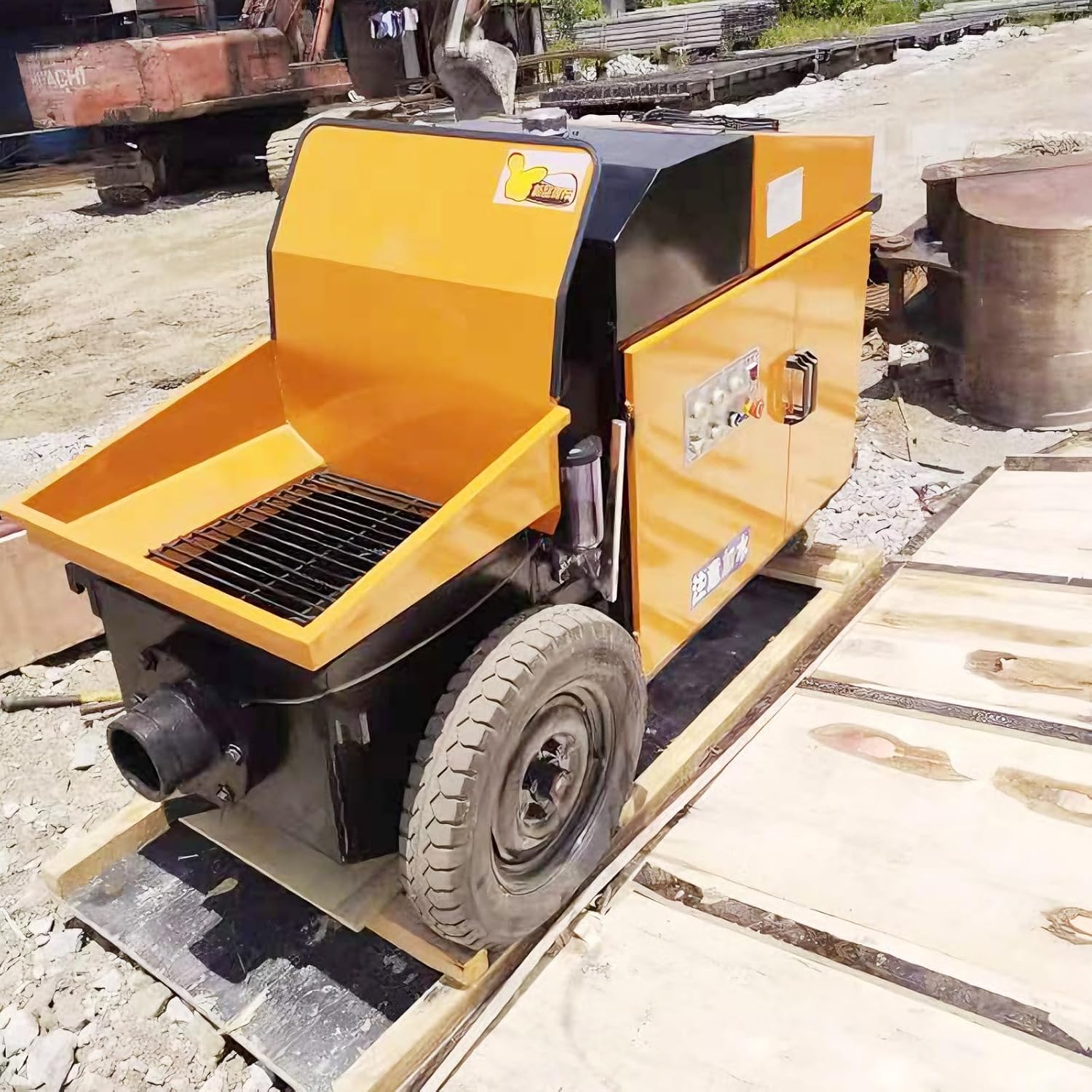 Small Concrete Pump, Mini Concrete Pump, Portable Concrete Pump – Lightweight Concrete Pump for Home Projects