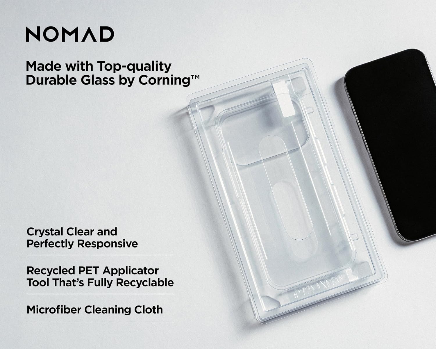 NOMAD Screen Protector compatible with iPhone 17 and iPhone 17 Pro