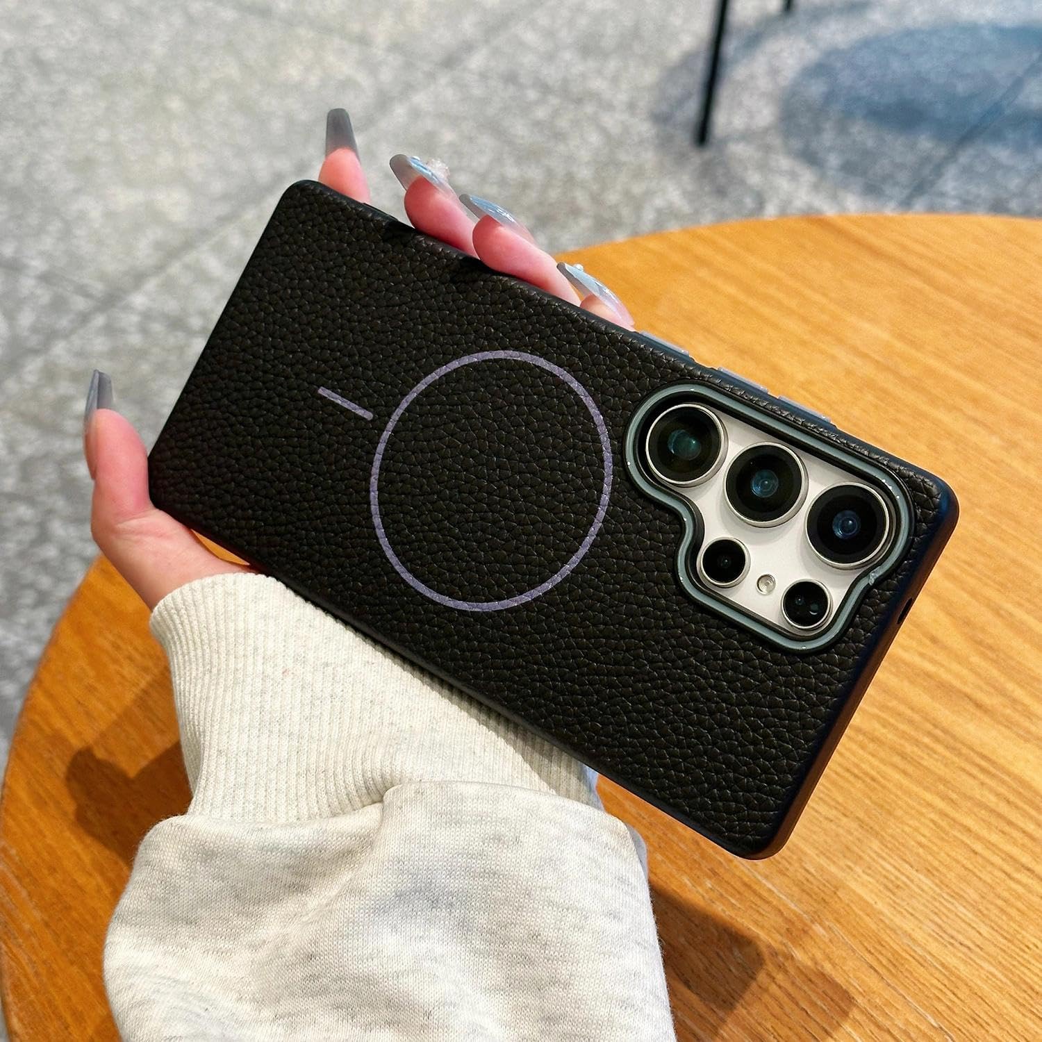 Callyue for Samsung Galaxy S25 Ultra Case White, [Compatible with Magsafe], Soft Non-Slip Shockproof Protective Bumper Cover for Samsung S25 Ultra - Image 8