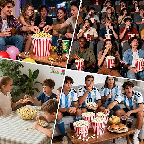 Miniatura 6 de Máquina de palomitas de maíz con carrito y ruedas, máquina para hacer palomitas de maíz con hervidor de acero inoxidable de 8 onzas, máquina de maíz