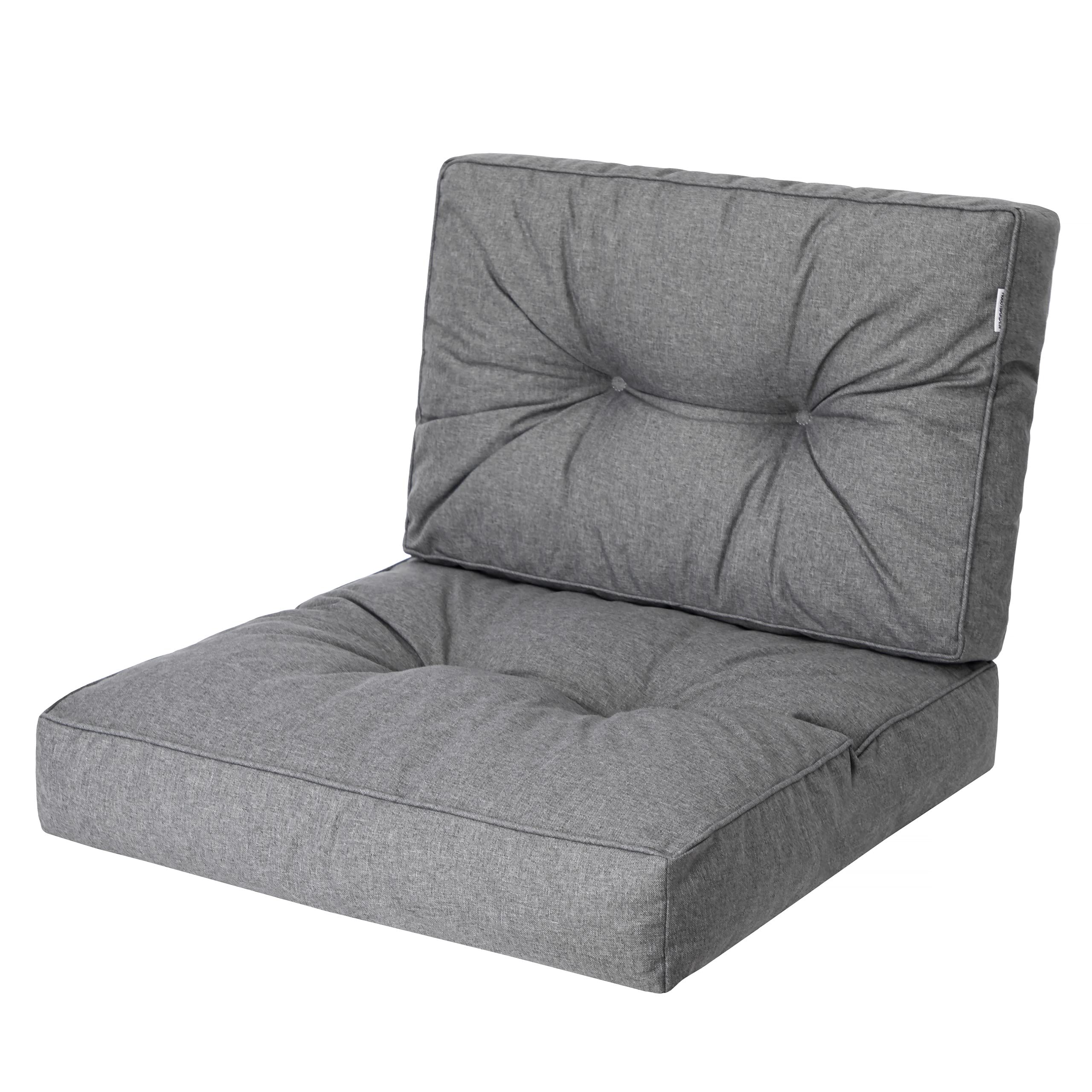 HOBBYGARDEN Kaja - Coussin - Salon de Jardin Exterieur - Galette de Chaise - Salon de Jardin