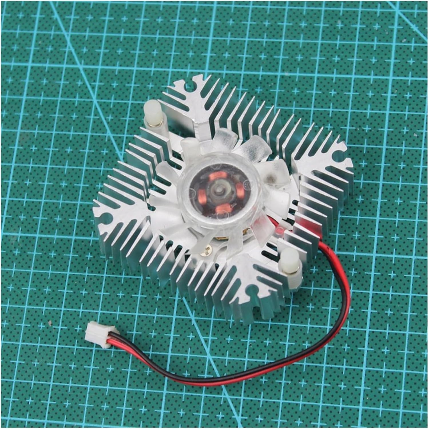 2pcs 55mm VGA Graphics Card Cooling Fan 5.5cm Aluminum PC GPU Cooler Heatsink to Hole DC 12V 36mm