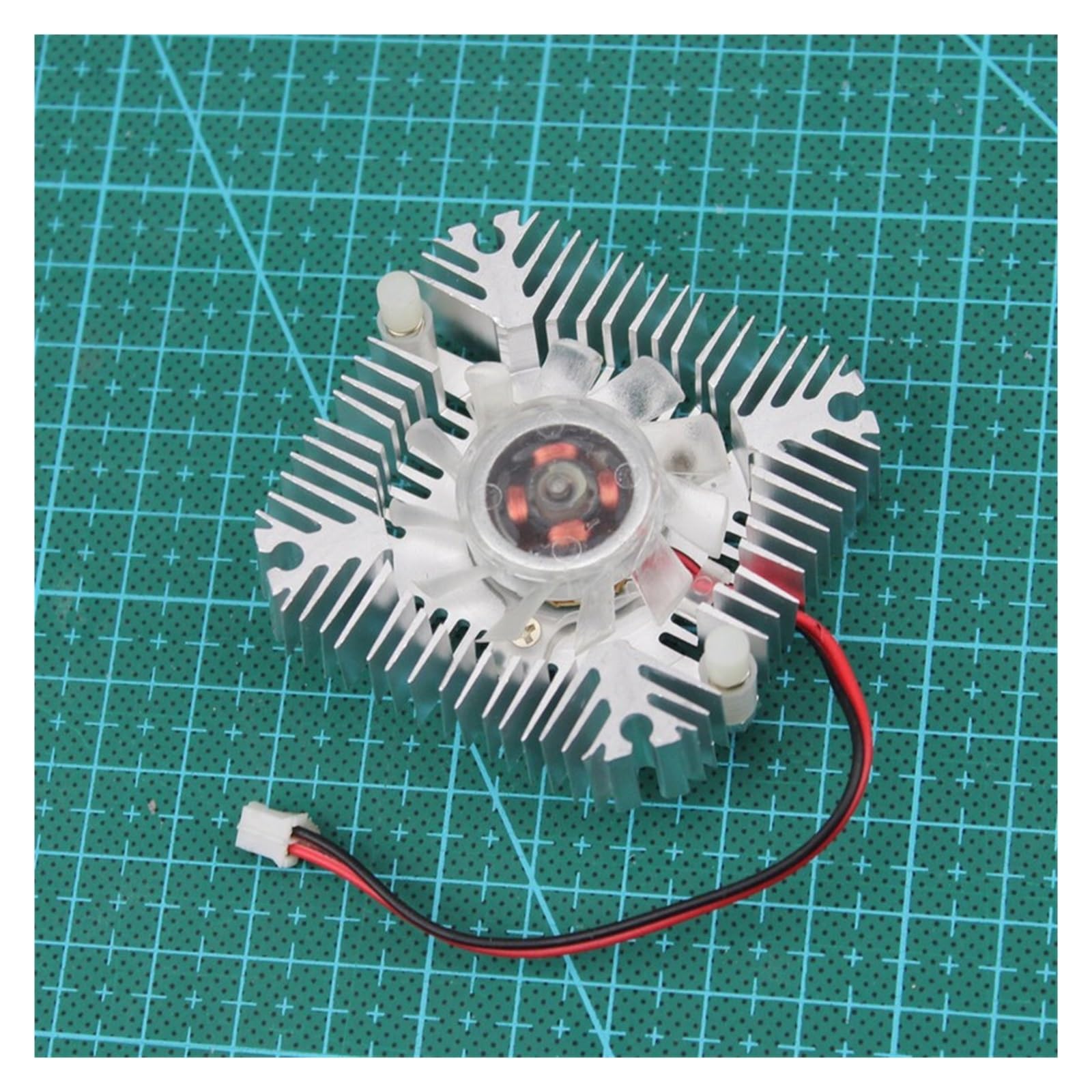 2 uds 55mm VGA Tarjeta gráfica Ventilador de refrigeración 5,5 cm Aluminio PC GPU VGA Tarjeta gráfica Enfriador disipador de Calor Ventilador a Agujero 55mm DC 12V 36mm Ventilador