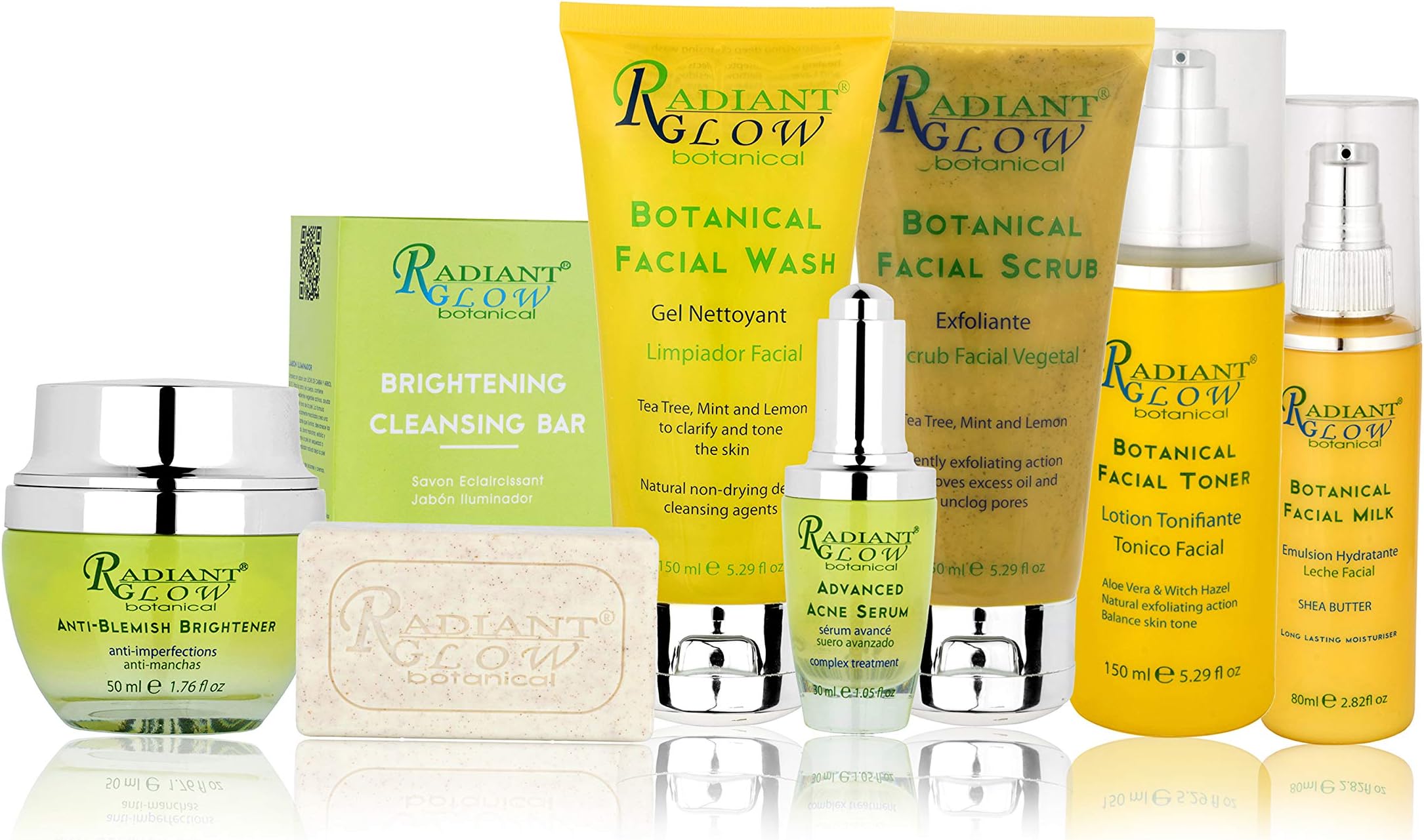 Radiant Glow Botanical Premium Full Treatment Set 7Pcs