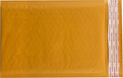 Miniatura 4 de Tienda Basics Sobres de burbujas Kraft de 6 x 10 pulgadas (tamaño interno 5.75 x 9 pulgadas), paquete de 50 unidades