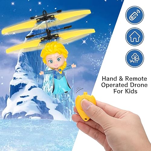 Miniatura 3 de Juguete de hada voladora - Bola voladora de inducción infrarroja RC para niños, regalos de cumpleaños, helicóptero ligero, dron volador, juegos para