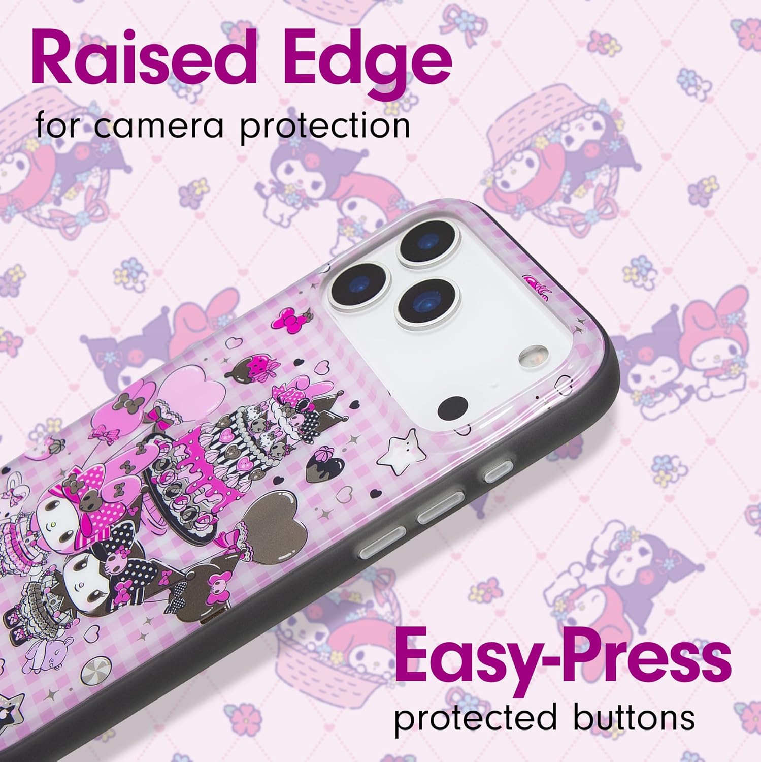 Sonix Case for iPhone 17 Pro | Compatible with MagSafe | 10ft Drop Tested | Kuromi & My Melody 20th Anniversary