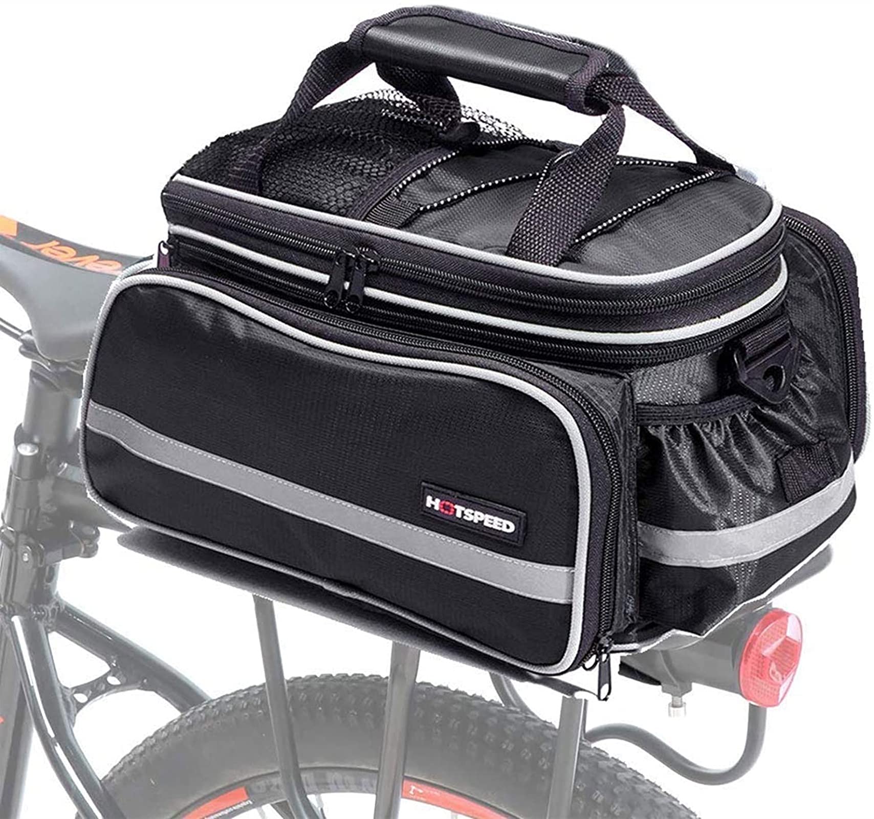Bolsa para asiento trasero de bicicleta SSDD que elimina el peso en la espalda al montar