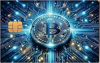 2Pcs Bitcoin Series Collection Decorative Credit Card Skin Protection Stickers,Bitcoin Sticker, PVC Card Skin, for EBT,Debit Card, Credit Card,Transportation Card,Key Card. (11)