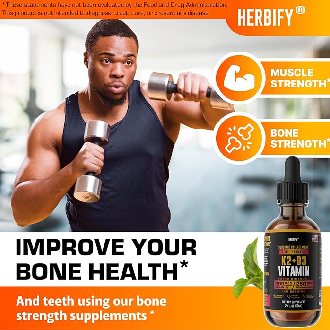 Herbify Bundle - Lions Mane Drops & K2 and D3 Drops miniatura 5