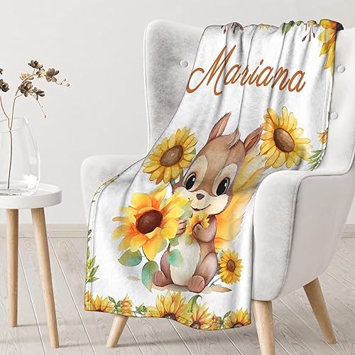 Vista 177 de Regalo personalizado para niños/niños, mantas de zorro personalizadas para sofá, cama, dormitorio, sala de estar, manta ligera