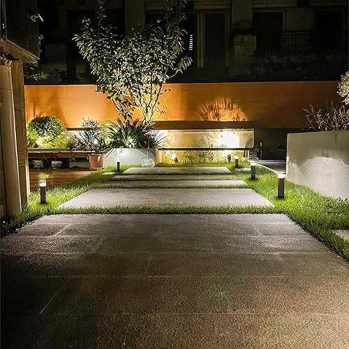 Miniatura 2 de GOODSMANN Luz de bolardo de bajo voltaje, 2 W, iluminación LED de paisaje, 2700 K, luz blanca cálida resistente a la intemperie, luces de camino de