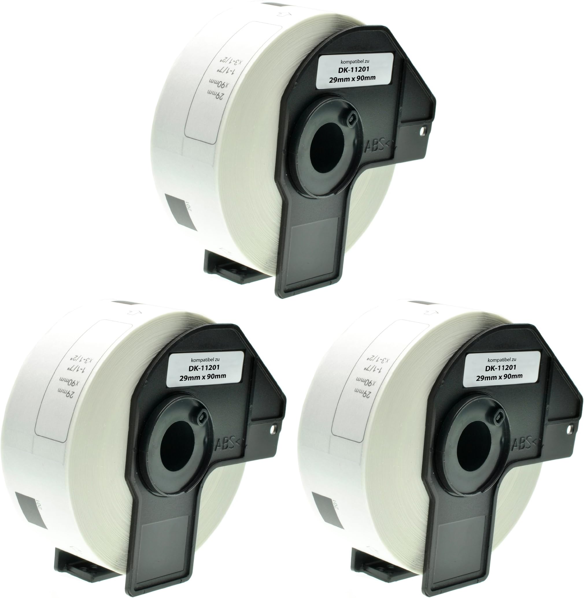 Printing Saver 30x DK-11202 Etiketten Witte Adreslabels Compatibel met