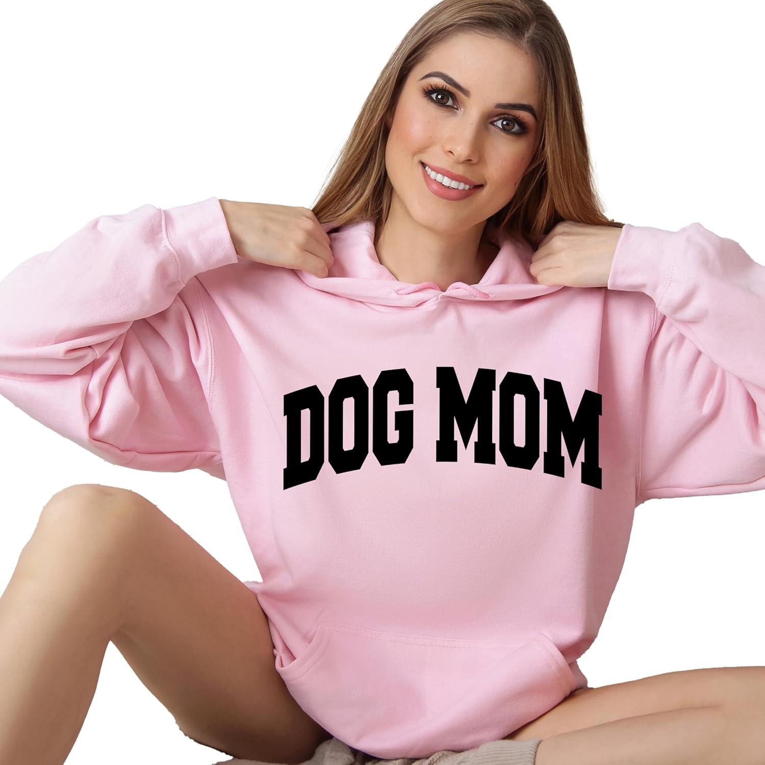 Custom Dog Mom Shirt for Women Pet Ears Sweatshirt with Name Unique Puppy Line Art Cute Dad Hoodie for DogDad Owner Lover - Image 5