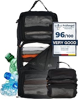 TRAVEL DUDE Hanging Packing Cubes with Compression made from Recycled Pl...