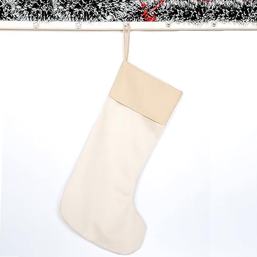 Miniatura 2 de Medias de Navidad de terciopelo personalizadas con puño de algodón, decoraciones navideñas para vacaciones familiares, medias de Navidad de seis