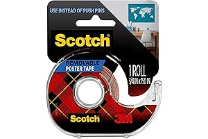 Scotch-Mount Removable Poster Tape: Secure Your Posters, Photos, and More