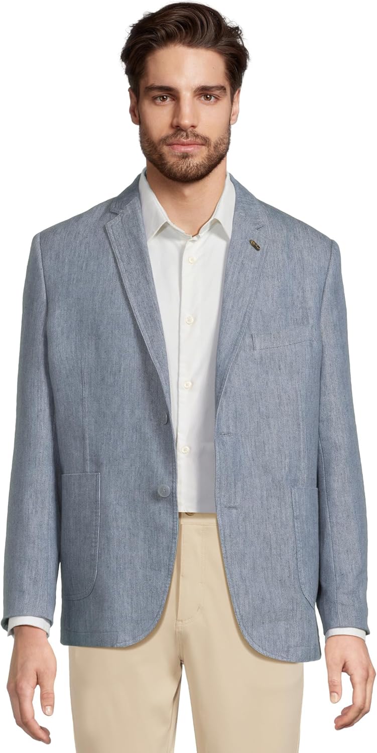 Johnston & Murphy Men's Washed Linen Blazer
