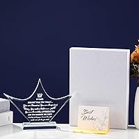 Vista 7 de Regalos para Mujer Jefa – Excelentes Regalos del Día Nacional del Jefe para la Mejor Jefa, Decoración de Escritorio, Pisapapeles, Regalo para Jefa